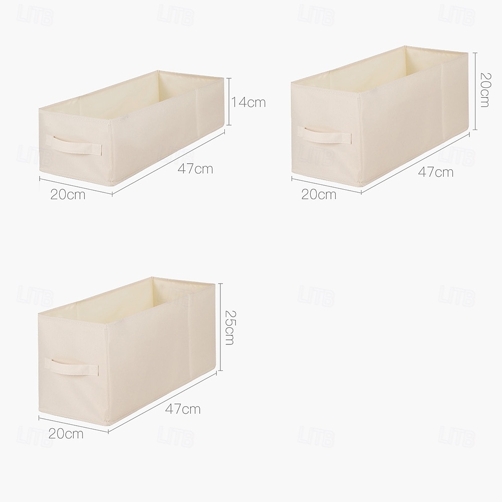 Organizzatore per guardaroba con maniglia, sottile contenitore pieghevole per cassetti per armadio, contenitore in tessuto per jeans, maglioni, t-shirt, sciarpe, reggiseni del 2025 a $10.49 –P3
