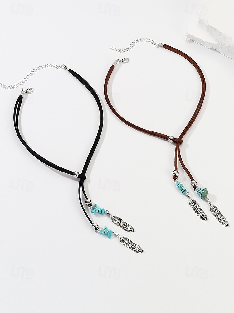 Collier bohème en argent superposé avec chaînes noires et argentées, pendentifs circulaires et géométriques, parfait pour les tenues décontractées et de soirée, idéal pour les accessoires d'été et de festival de 2025 ? $11.99 –P11