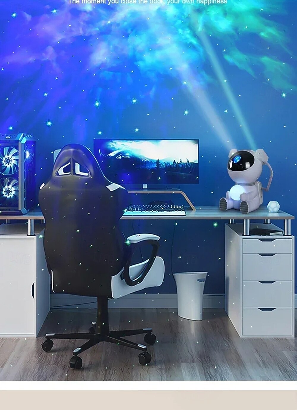 Star Projector Galaxy Night Light Astronaut Space Projector Nebula Ceiling LED Lamp for Bedroom & Kids Gift 2025 - $55.99 –P12