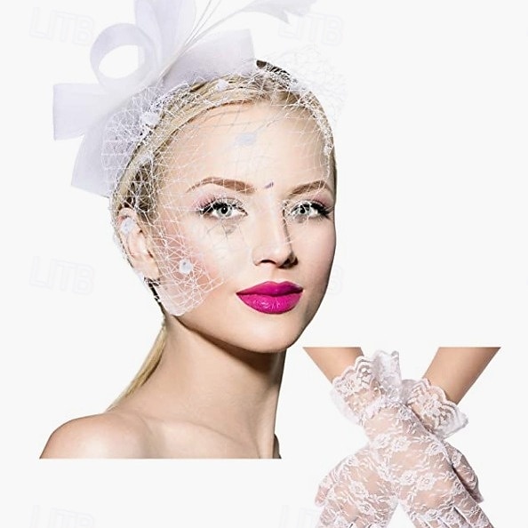 Kopfstück Federn Hochzeit Abendgesellschaft Elegant Hochzeit Mit Feder Kopfschmuck Kopfbedeckung 2025 - $17.99 –P4