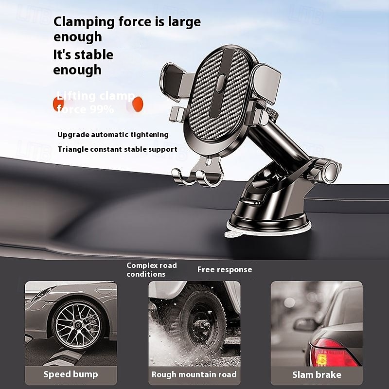 ABS Dashboard Car Cell Phone Holder - Waterproof Swivel Holder Stand with Suction Cup for Auto Multi-Function Navigation Clip Supports Smartphones Size 4-7 2025 - $14.99 –P4