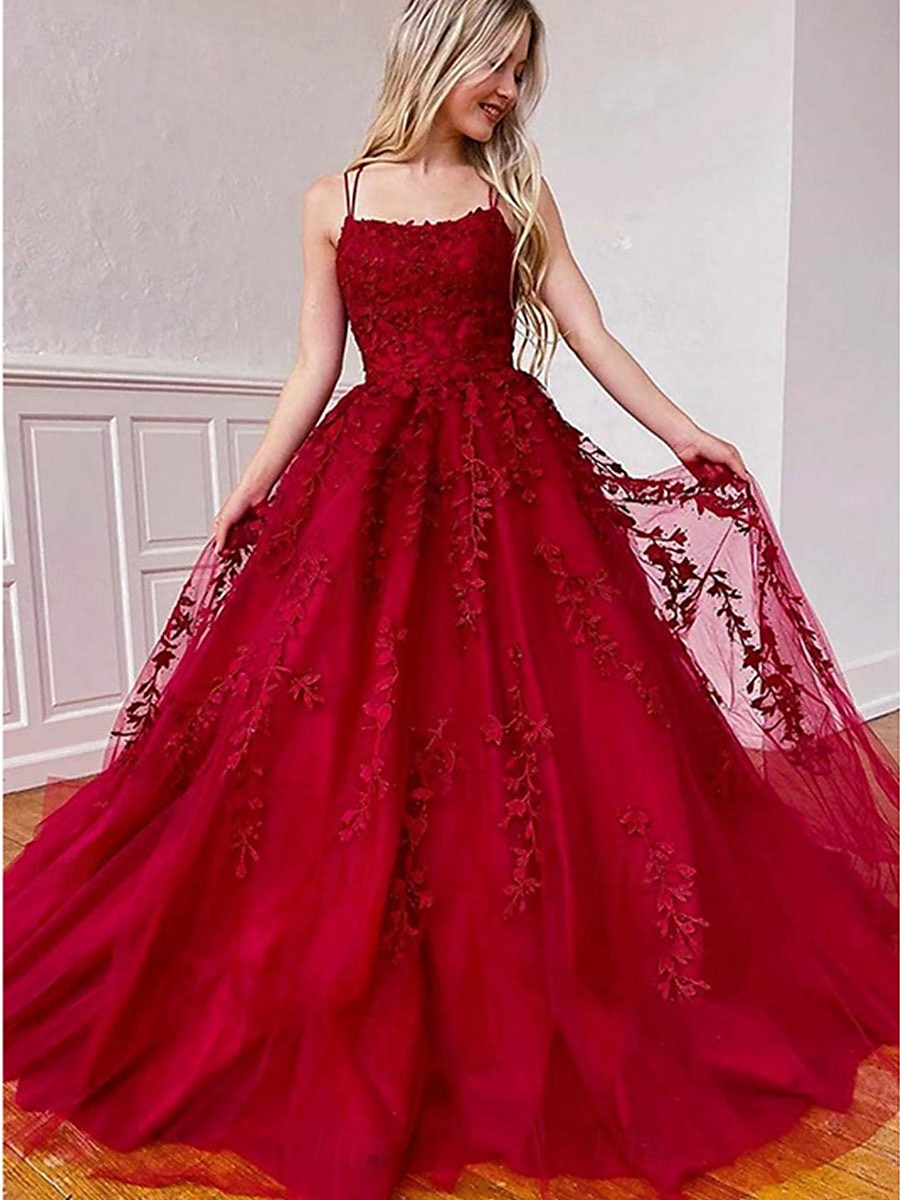 A-Line Quinceanera Dresses Elegant Dress Performance Christmas Floor Length Sleeveless Square Neck Chiffon Backless with Pleats 2025 - $99.99 –P7
