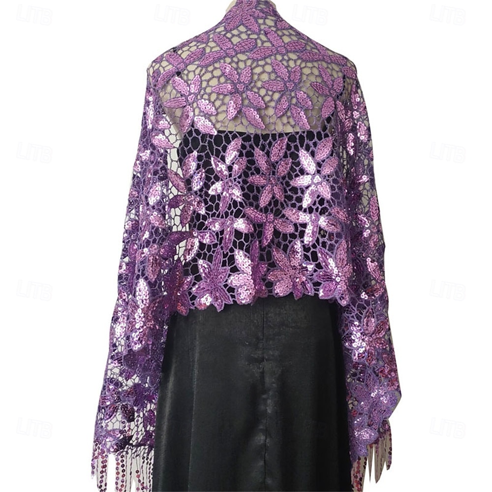 Dames Wikkel Elegante Zon Bescherming Mouwloos Kant Bruiloft Wikkels Met Effen Kleur Voor Bruiloft Zomer 2025 - $26.99 –P23