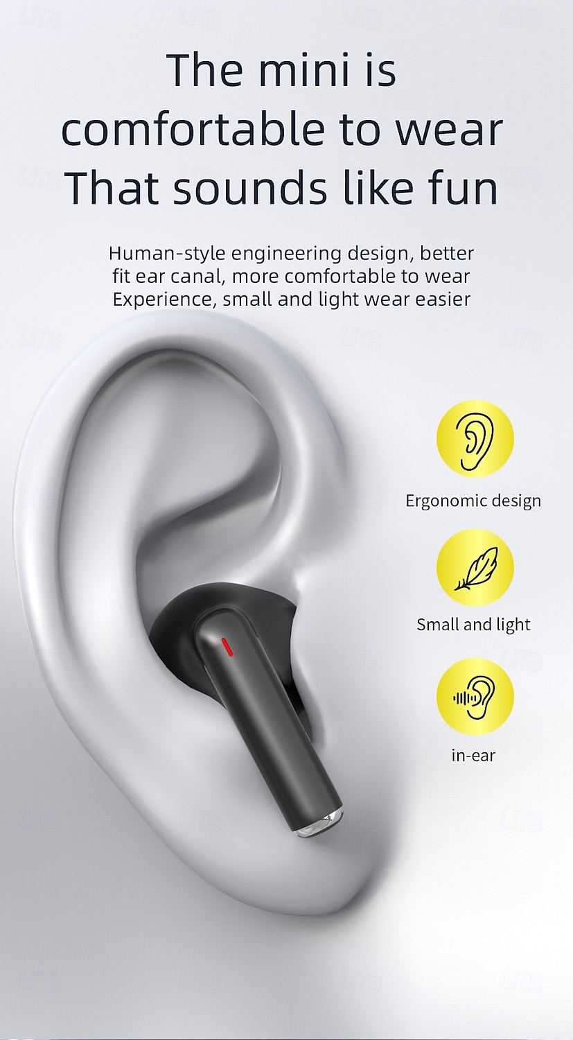 Max 80 Bluetooth 5.3 Hands-Free In-Ear Headset Ergonomic Design Surround Sound Hi-Fi for Fitness & Mobile Phones 2025 - $25.99 –P6