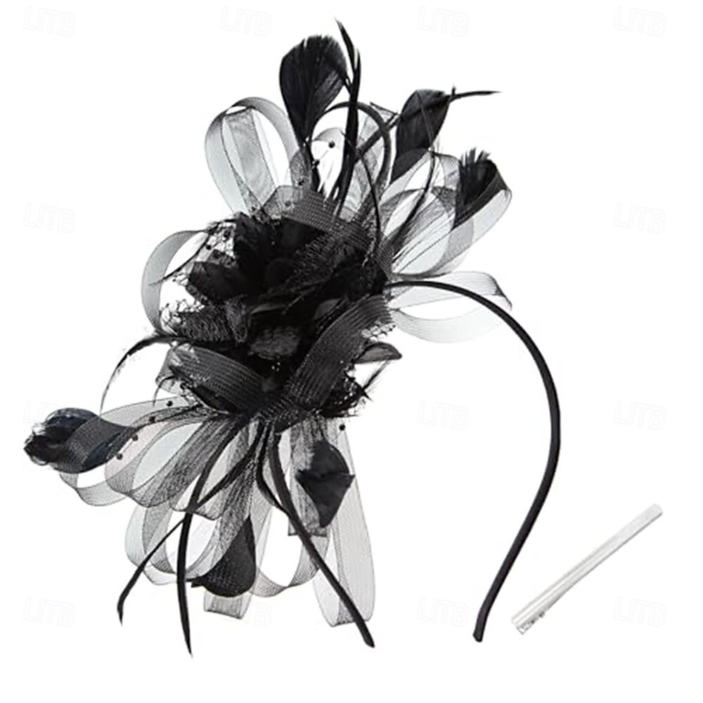 Elegante Derby Copricapo affascinante Gentildonna Costume Per donna Carnevale Feste Derby Ricevimento di matrimonio Adulti Fascinator Primavera & Estate del 2026 a $52.99 –P5