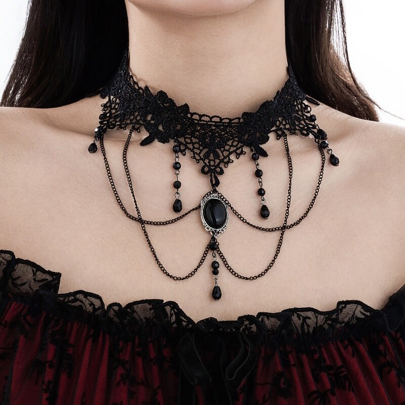 1 szt. Naszyjniki For Damskie Ulica Codzienny Kryształ Retro 2025 - $13.99 –P6