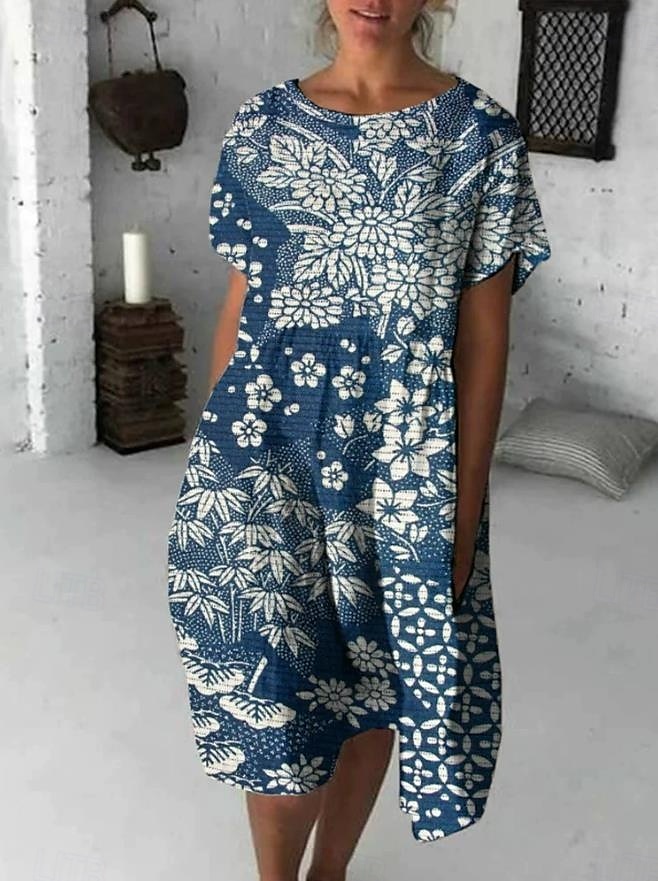 Női Midi ruha Hüvelyruha Bodycon ruha Szabadság Alkalmi Boho Napi Alkalmi Tengerpart Normál Virágos Grafika Ujjatlan Terített nyak Világossárga Medence Égszínkék Narancssárga Nyár Tavasz 2025 - $18.99 –P2