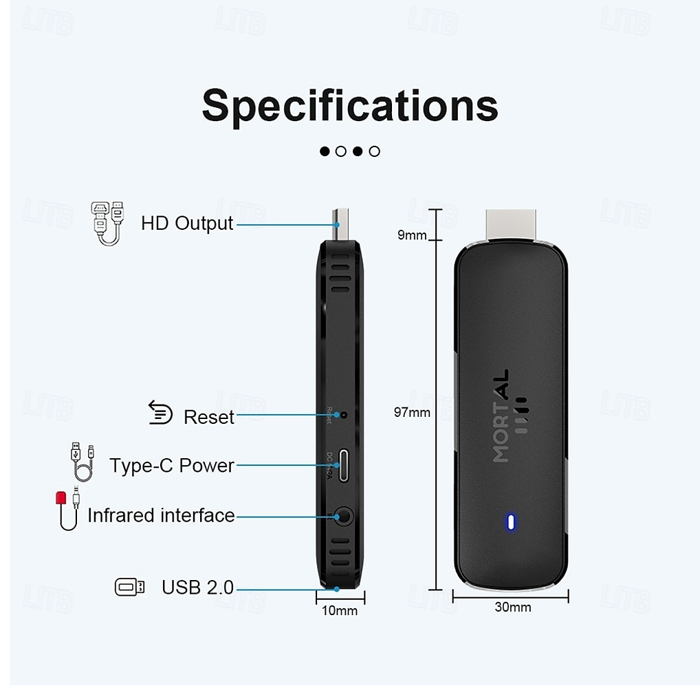 Android 14 Smart TV Stick 4K HDR10 Voice Remote Dual Band WiFi Bluetooth H313 Streaming Media Player 2025 - $63.99 –P12