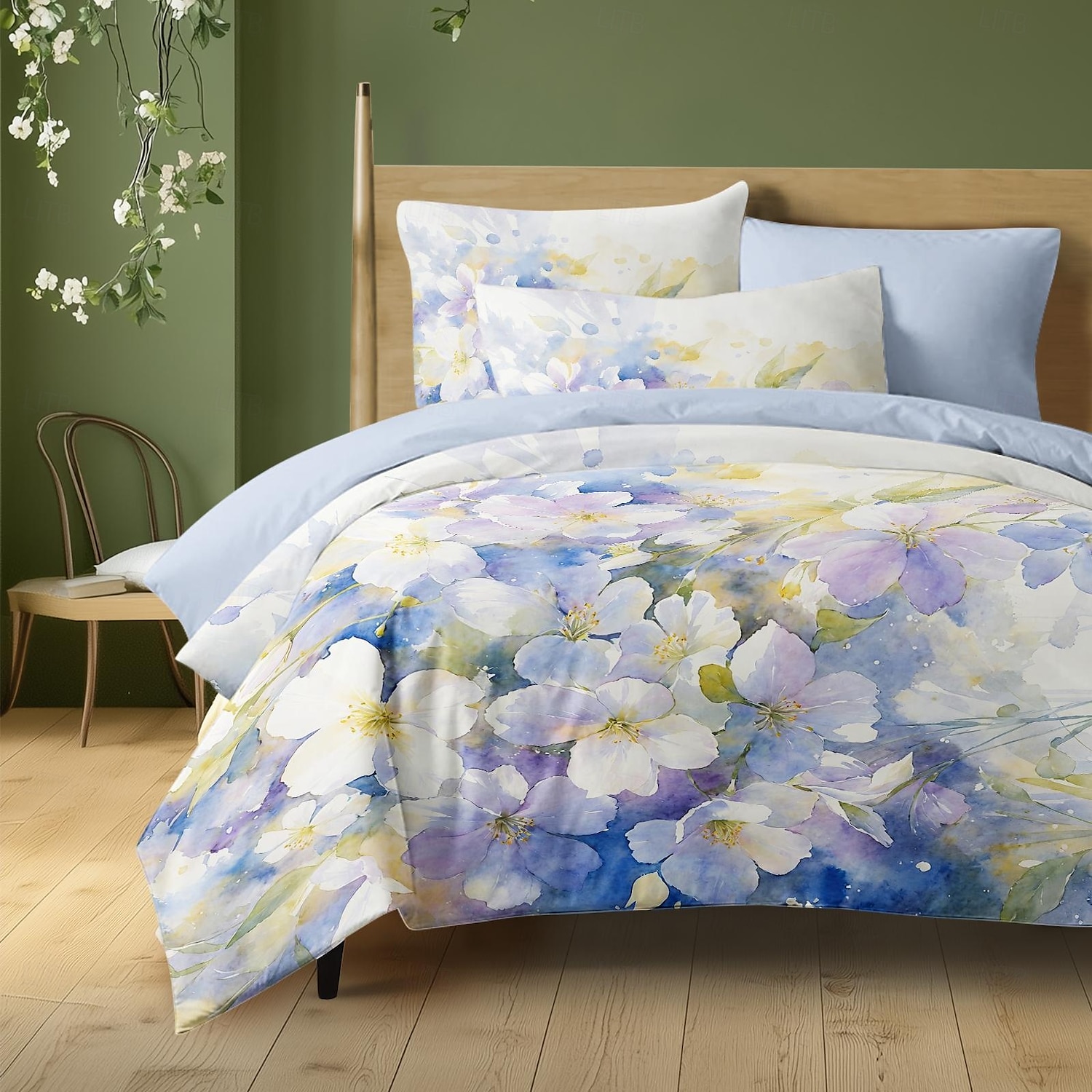 Floral Duvet Cover Set 100% Cotton Soft and Breathable Bedding Featuring Colorful Flowers Lightweight and Durable Quilt Cover Comfortable for All Seasons Easy to Care 2025 - $60.99 –P1