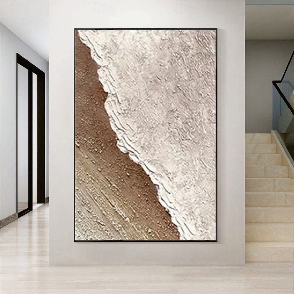 Ölgemälde handgemalt abstrakte Ölgemälde Wandkunst 3er Set beige abstrakte Malerei auf Leinwand beige Textur Gemälde Wandkunst neutrale abstrakte Malerei Wandkunst Wanddekoration 2025 - $85.99 –P7