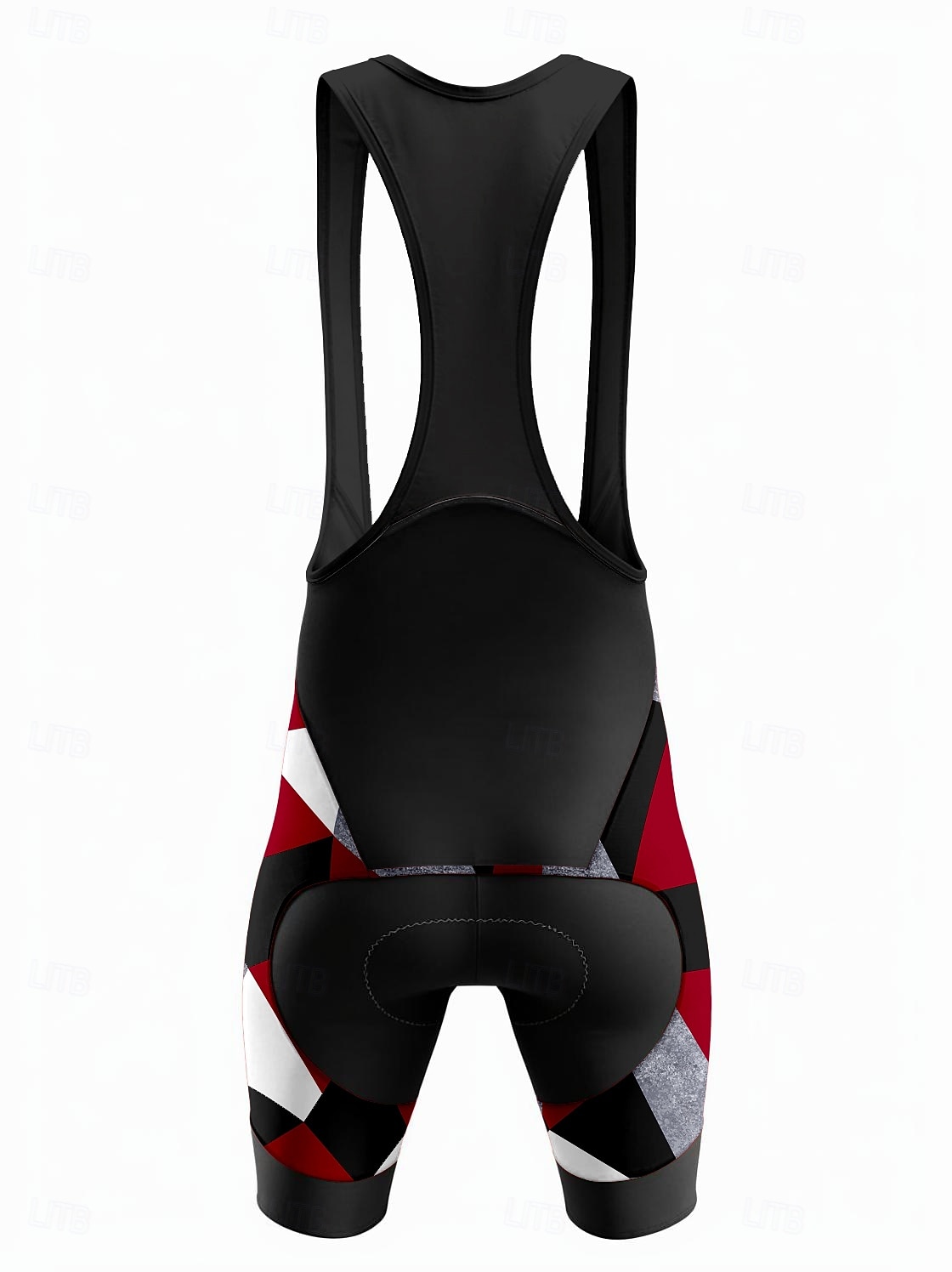 Herren Grafik Geometrisch Fahrradträgerhose 3D gepolsterte Shorts Fahhrad Shorts Trägerhose Sport Sonnenschutz 3D-Polster Schnelltrocknend Feuchtigkeitsableitend Rot Bekleidung Fahrradbekleidung 2026 - $28.99 –P2