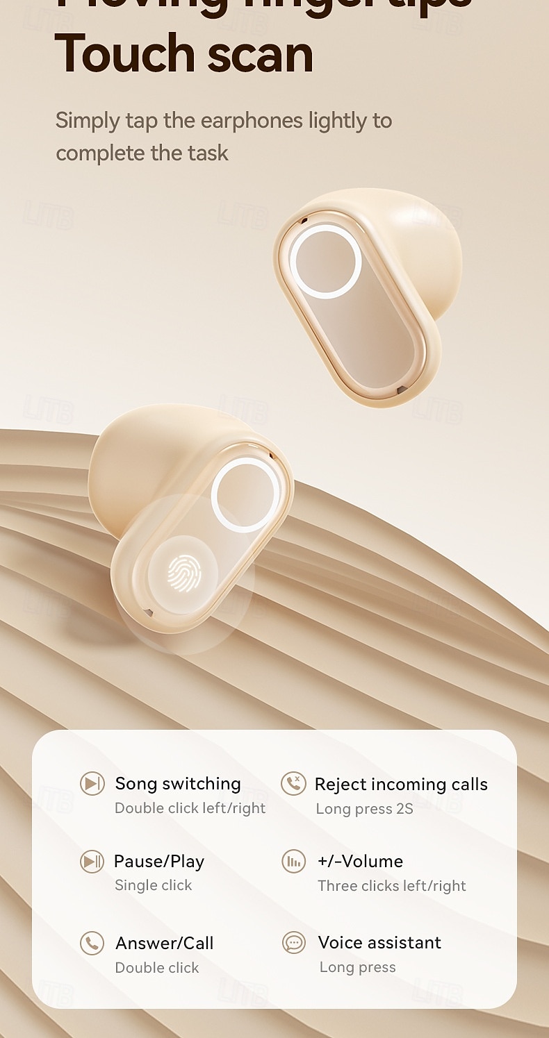 Cuffie True Wireless M89 TWS Auricolari In-Ear Bluetooth 5.3 Design Ergonomico Suono Surround Stereo per Fitness del 2025 a $35.99 –P12