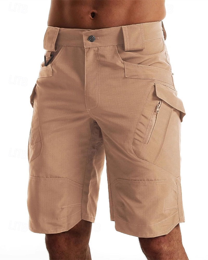 Herren Laufshorts Cargohosen Wandershorts Militär Außen Normale Passform Schnelltrocknend Shorts Dunkelgrau Schwarz Jagd Klettern Laufen 30 32 34 36 38 2025 - $21.99 –P1