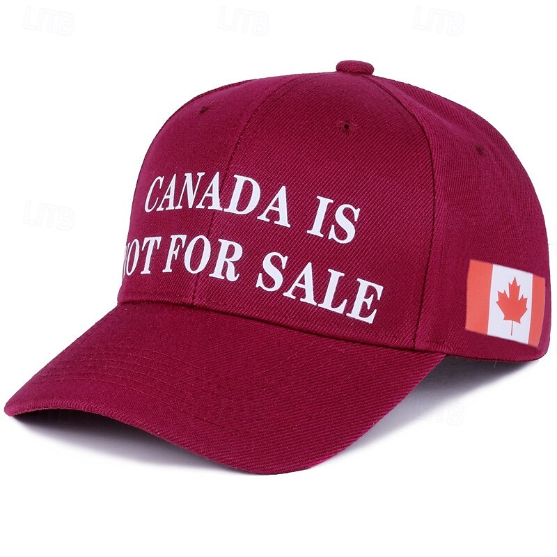 Men's Baseball Cap Sun Hat Trucker Hat Black Wine 100% Acrylic Print Fashion Casual Daily Flag Letter Adjustable Sunscreen Breathable 2025 - $7.99 –P3