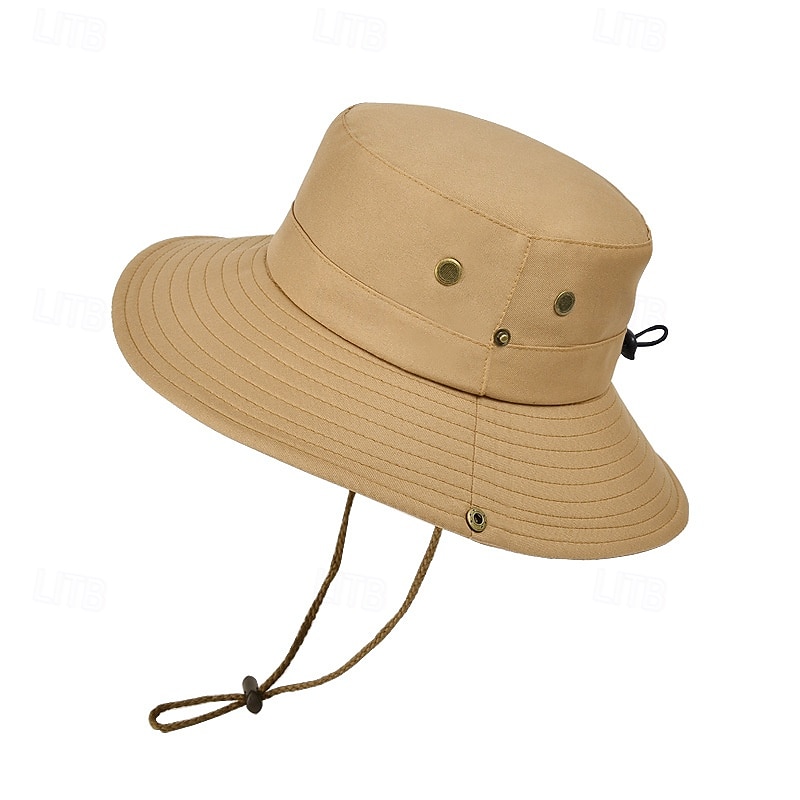Outdoor Sun Hat Men's Hiking Hat Large Brimmed Breathable Hat Men's Sun Hat Sun Hat Fisherman Hat 2025 - $16.49 –P5
