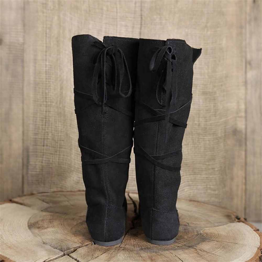 Retro Vintage mittelalterliche Renaissance-Schuhe, Pirat, Ritter, Ritter, Herren, Damen, Unisex, Halloween, Event/Party, Maskerade-Schuhe, ausgefallene mittelalterliche Stiefel 2026 - $57.99 –P6