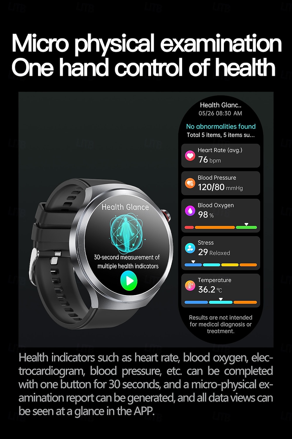 ET475 Smart Watch 1.73 inch Smartwatch Fitness Running Watch Null Pedometer Sedentary Reminder Alarm Clock Compatible with Null Men Message Reminder Step Tracker IP68 45mm Watch Case 2025 - $111.99 –P8