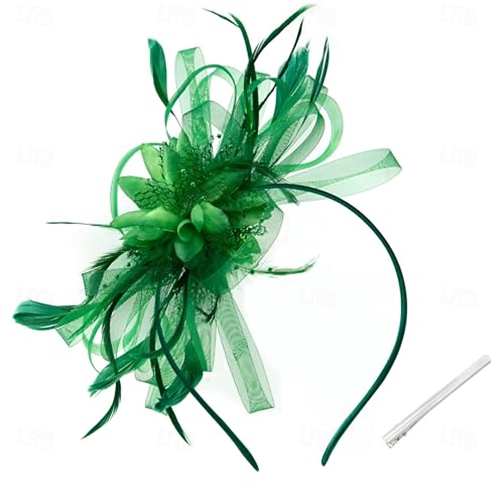 Elegante Derby Copricapo affascinante Gentildonna Costume Per donna Carnevale Feste Derby Ricevimento di matrimonio Adulti Fascinator Primavera & Estate del 2026 a $52.99 –P10