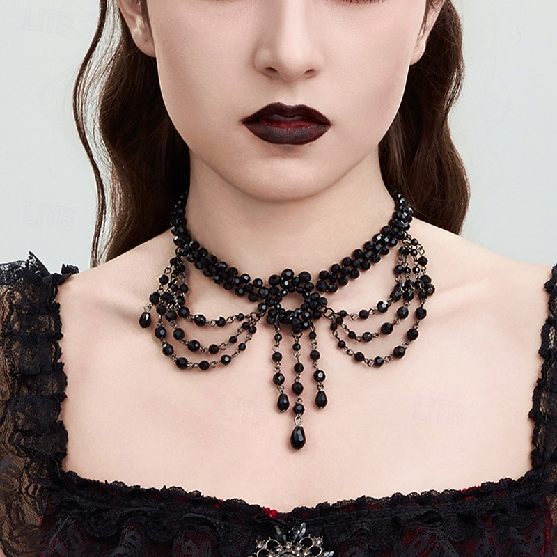 1 szt. Naszyjniki For Damskie Ulica Codzienny Kryształ Retro 2025 - $13.99 –P15