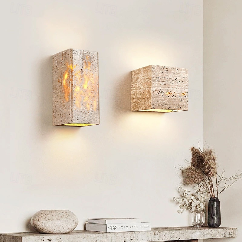 Interno Vintage Tradizionale / Classico Lampade da Parete per Interni Soggiorno Camera da letto Pietra Luce a muro 110-120V 220-240V 3 W del 2025 a $140.99 –P1