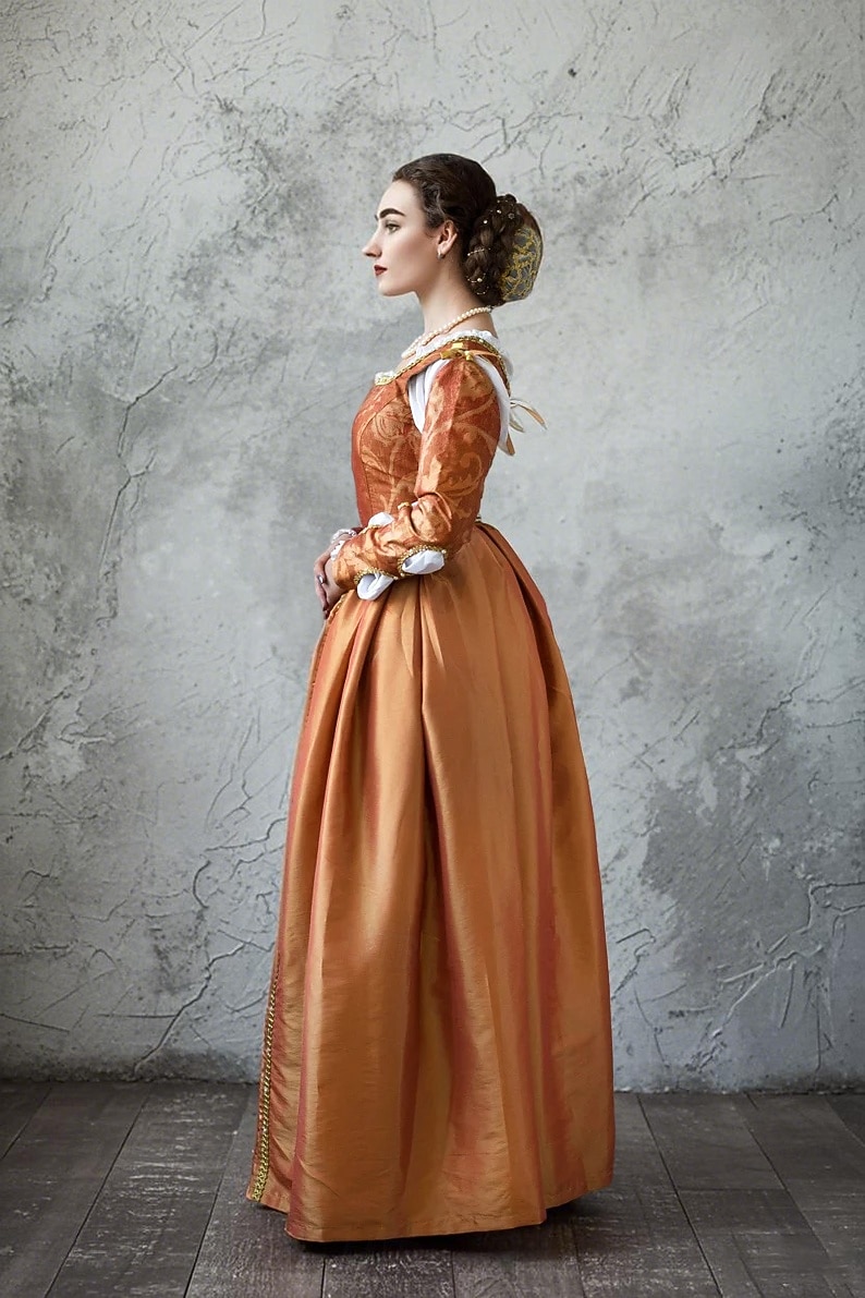 Médiéval Renaissance Robe Robes de Bal Viking Chevalier Celtique Déguisement Femmes Royal Halloween Carnaval Mascarade Performance LARP Foire de la Renaissance Adulte Robe de 2026 ? $169.99 –P5