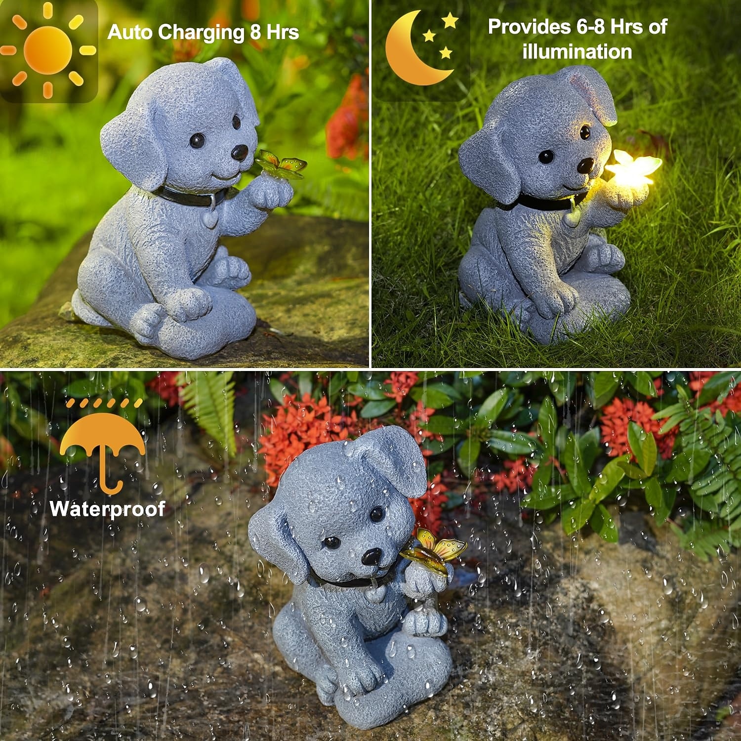 1 Pc Outdoor Solar Dog Decorative Light Courtyard Garden Park Lawn Path Luminous Cute Dog Landscape Light Gift Ornament Light 2026 - $30.99 –P2