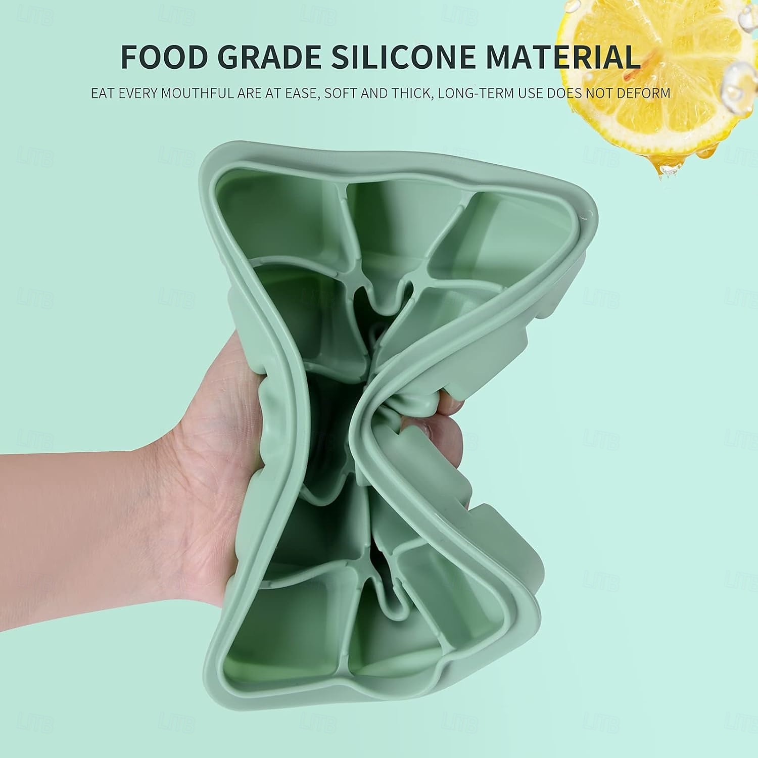 vaschette per cubetti di ghiaccio, facili da rimuovere, 15 stampi per cubetti di ghiaccio in silicone flessibile con coperchio rimovibile, riutilizzabili, impilabili per whisky, alimenti per bambini, del 2025 a $11.99 –P3