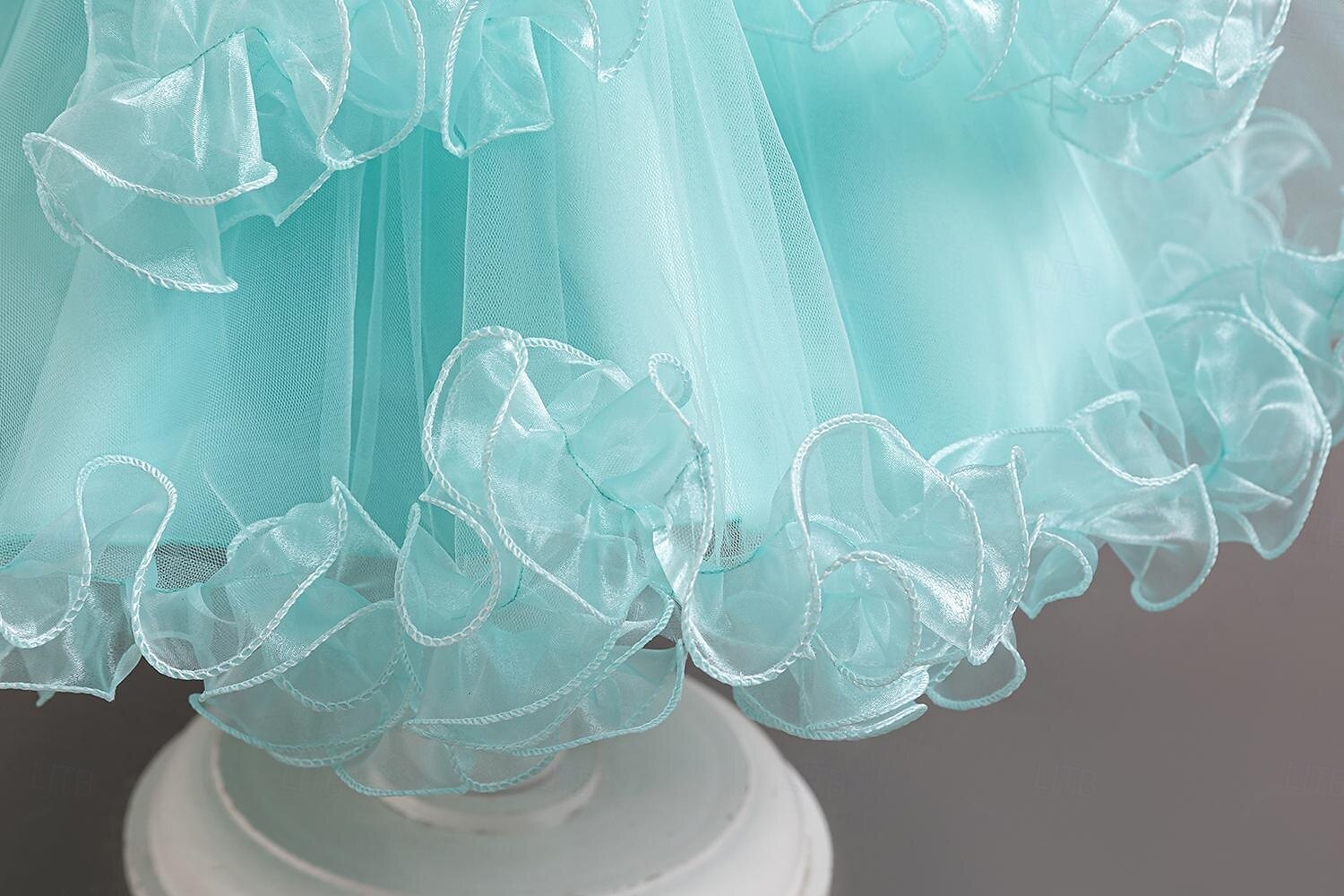 Kinder Mädchen Partykleid Einfarbig Ärmellos Leistung Besonderer Anlass Prinzessin Süß Polyester Partykleid Sommer Frühling Kinder Hellgrün Blau 2025 - $39.99 –P15