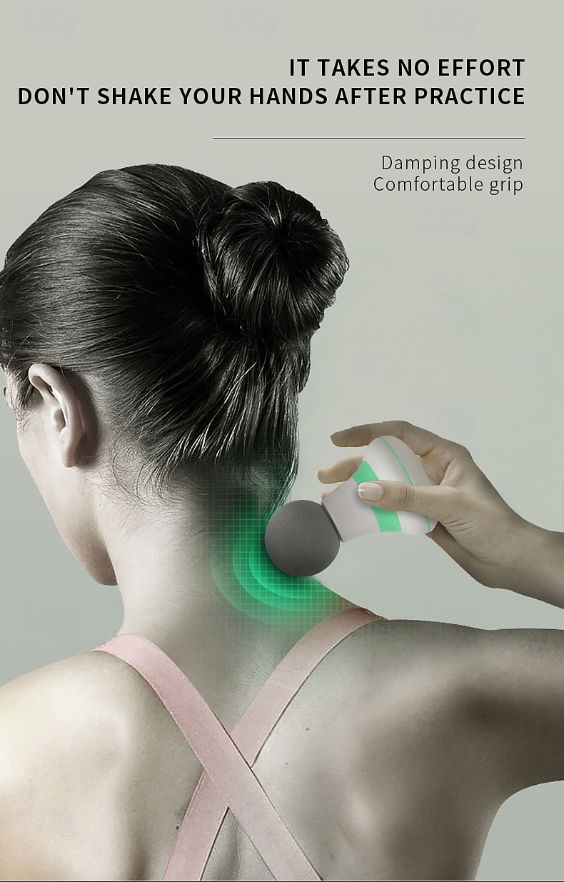 Portable Mini Massage Gun USB Rechargeable Deep Tissue Massager with Multiple Speeds for Full Body Muscle Relaxation​ 2025 - $22.99 –P8