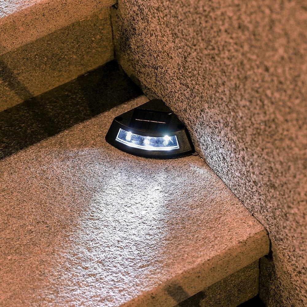 4 Pcs Solar Step Ground Light Solar Step Stair Decor Garden Lights Trail Light Outdoor Waterproof Yard Guide Light 2025 - $28.99 –P5