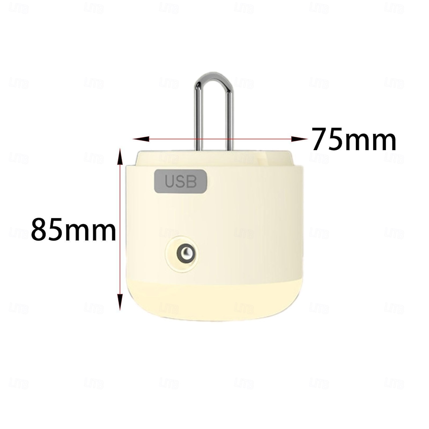 1 st utomhus campingljus fläkt multifunktionsspray fyra växlar dimmer två växlar dimning usb laddningsupphängningskrok 2025 - $18.99 –P3