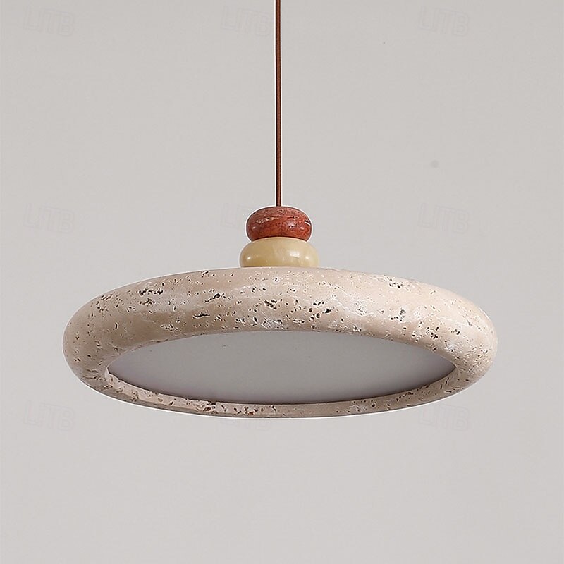 Lampadari a sospensione a LED bianco caldo/bianco, 1 luce, stile giapponese wabi sabi, per hall di hotel, illuminazione creativa, lampada da soffitto per balcone, sala ristorante, 100-265 V. del 2025 a $116.99 –P6