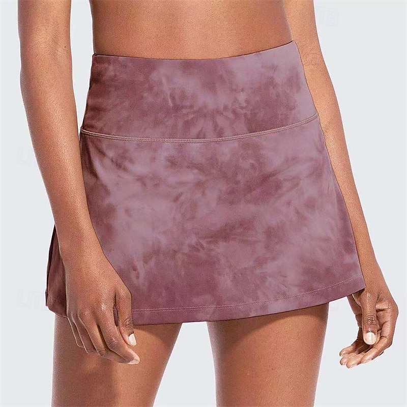 US Open Women's Tennis Skirts with Shorts Pleated Quick Dry Tennis Golf Badminton Tie Dye Skort Black Pink Blue Tennis Clothing 2025 - $18.99 –P6