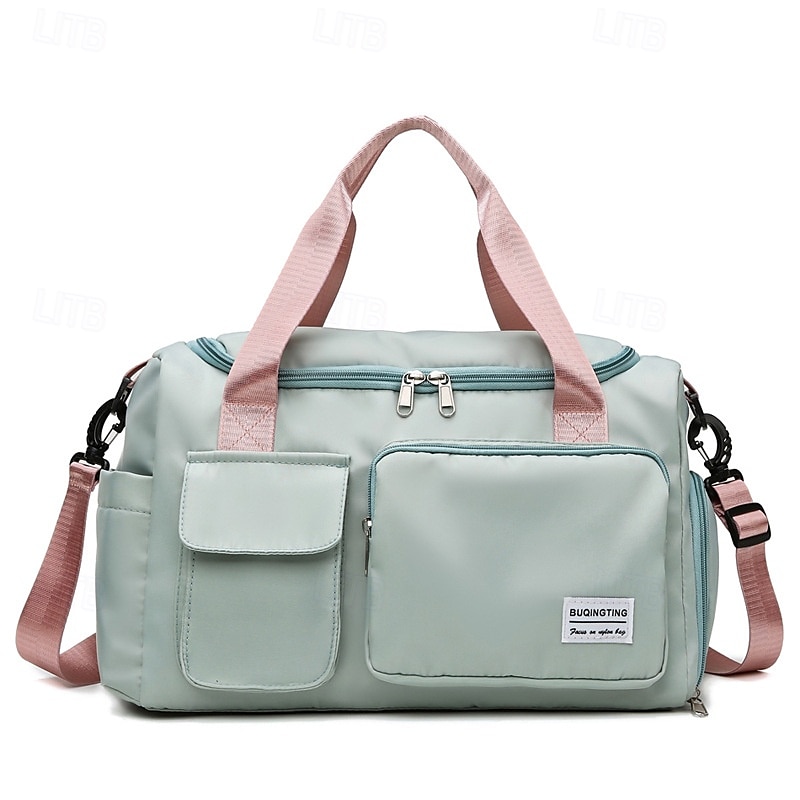 Bolsa de viagem de fim de semana, bolsa esportiva com compartimento para sapatos, bolsa de ginástica com compartimento para roupas molhadas e secas para mulheres e homens, bolsa de ombro de grande de 2025 por $20.99 –P6