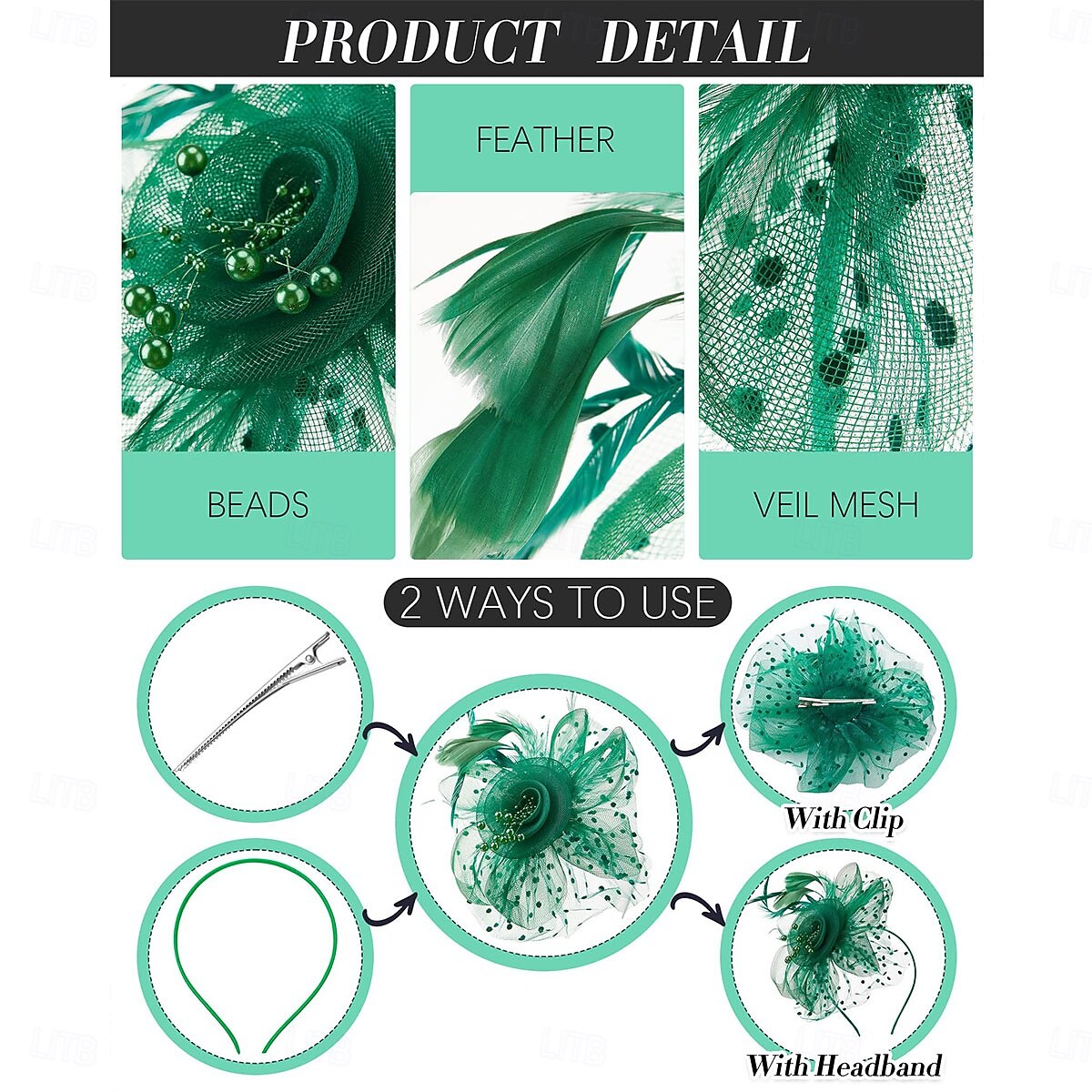 2025年 ファシネーターハット、フラワーメッシュ、ティーパーティーハット、ファシネーターベール、ヘッドバンド、女性用、パーティー、結婚式  コレクション – $60.99 –P2