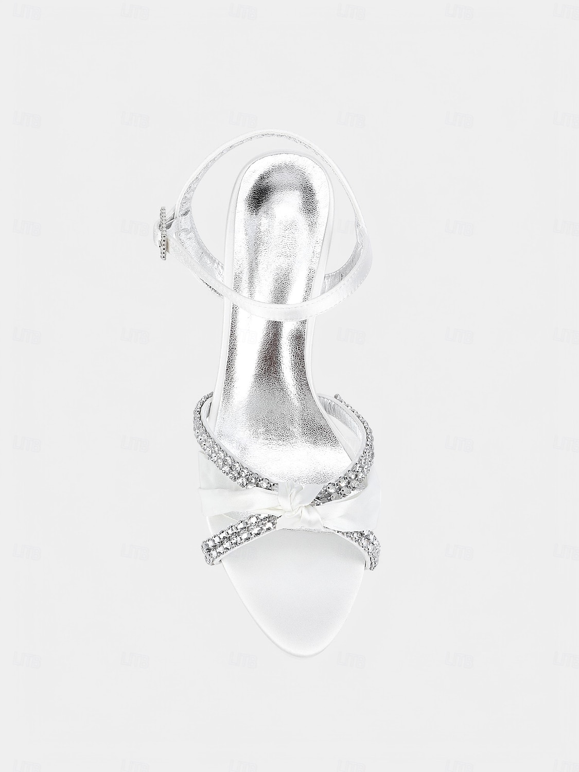 Women's Purple Satin Rhinestone Heeled Sandals – Elegant Knot Prom Heels for Wedding and Dance Nights 2026 - $79.99 –P5