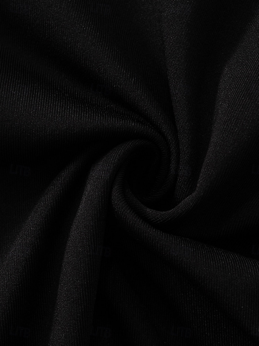 Women's Boho Dress Western Dress Vintage Mini Dress A Line Dress Ruffle Dress Casual Going out Beach Regular Fit Graphic Long Sleeve V Neck Black Summer 2025 - $29.99 –P13