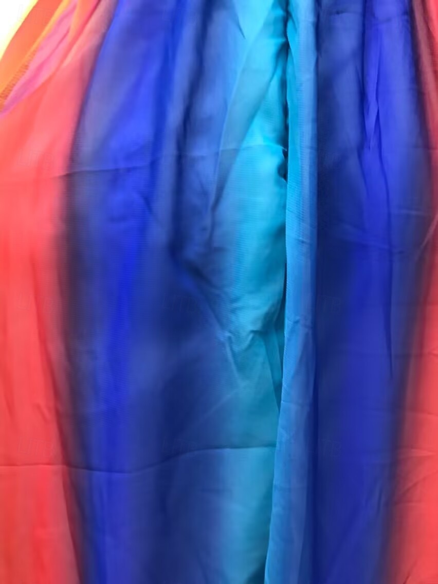 Stolthet Regnbåge Klänningar Rainbow Chiffong Maxiklänning Ledigt Dam Vuxna Prideparad Pride månad Halloween Karnival Lätt karnevalsdräkt 2025 - $34.99 –P7