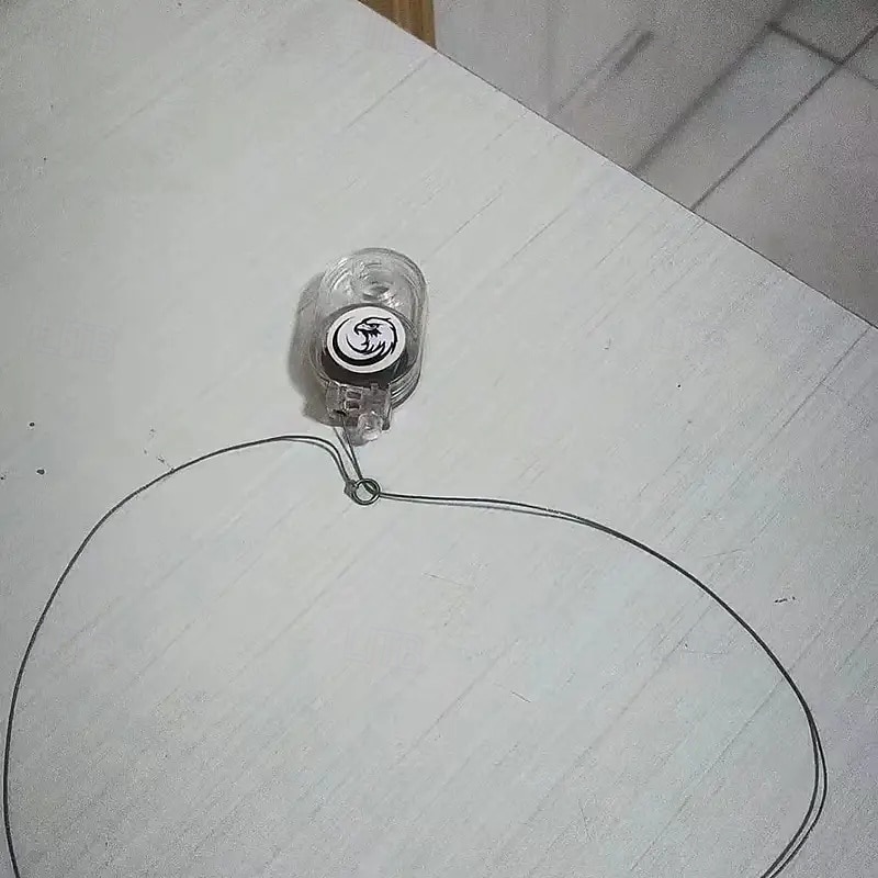 1 llavero de caza multifuncional para una rápida colocación de trampas con hebilla de fácil extracción - material pe duradero blanco transparente adecuado para atrapar pollos, patos y gansos. 2025 - $16.99 –P4