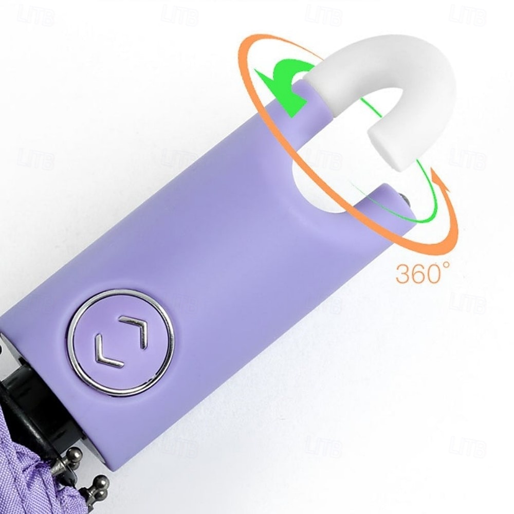 Parapluie de protection UV, parapluie automatique à trois volets avec boucle, parapluie de voyage coupe-vent pour l'été, parapluie compact à ouverture et rétractation automatique pour les affaires et de 2025 ? $15.49 –P6