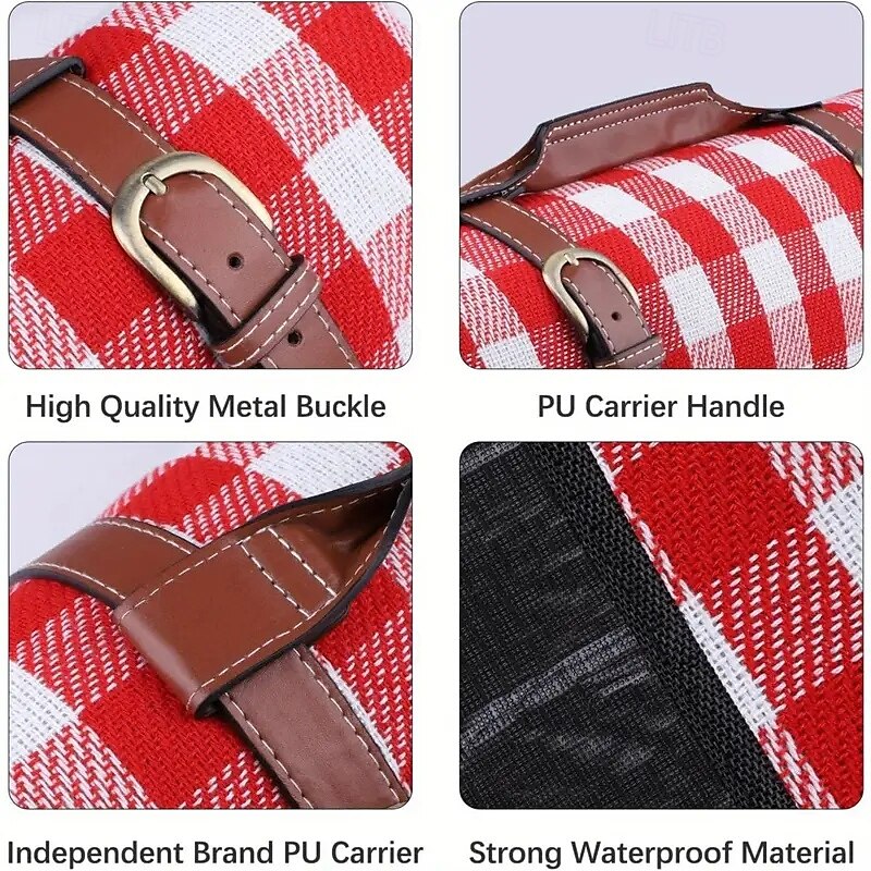 Plaid Picnic Blanket - Soft Lightweight and Portable Outdoor Mats for Camping Travel Lawn and Beach Use 2025 - $70.99 –P6