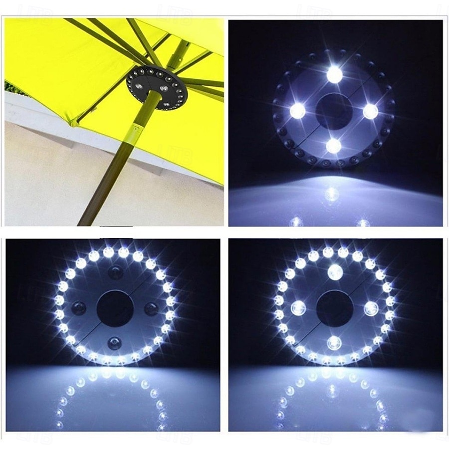 Patio Umbrella Light 3 Brightness Modes Cordless 28 LED Lights-4 x AA Battery Operated,Umbrella Pole Light for Patio Umbrellas,Camping Tents or Indoor Use 2025 - $13.49 –P5