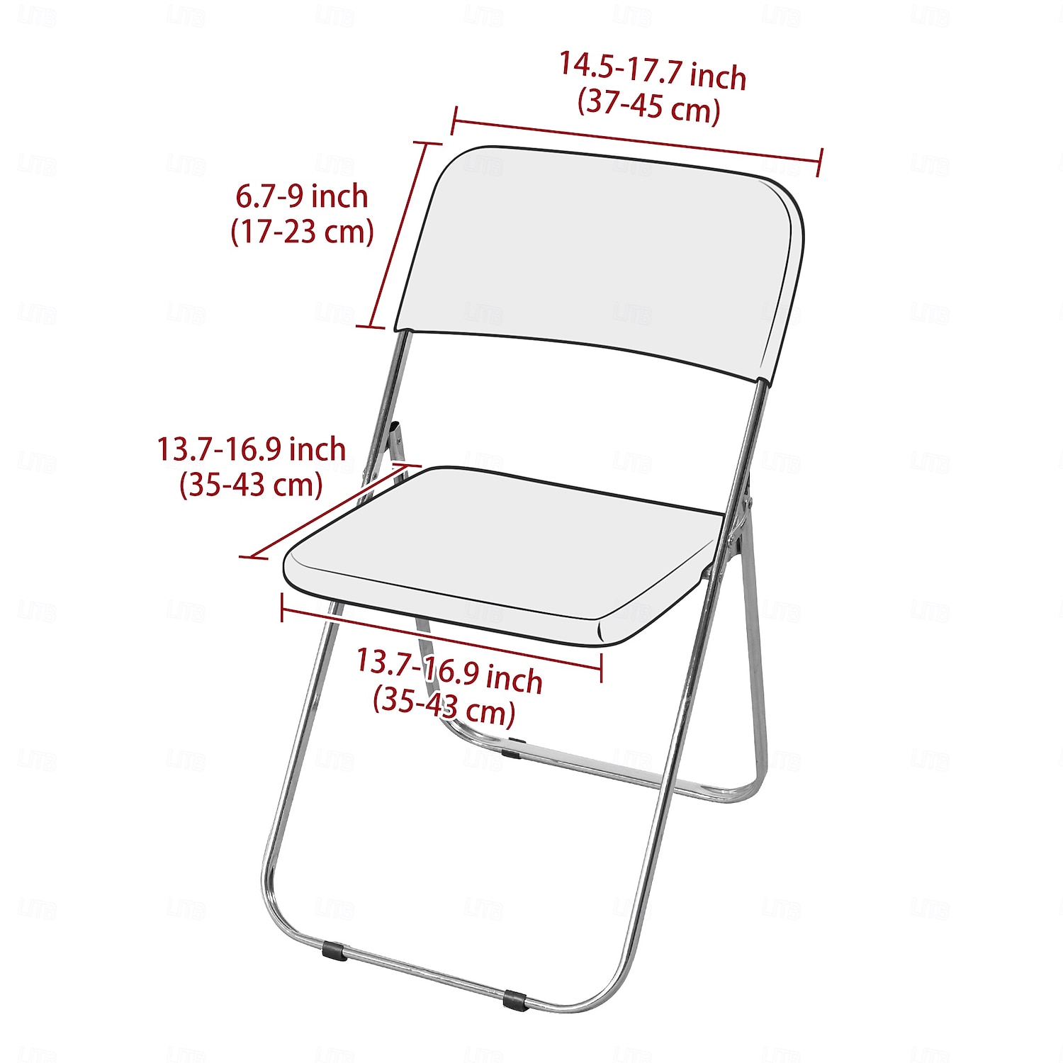 Coprisedia pieghevole in jacquard da 2 pezzi/set: elegante e resistente, per uno stile e una protezione migliori, perfetto per pranzi o eventi. del 2025 a $23.99 –P1