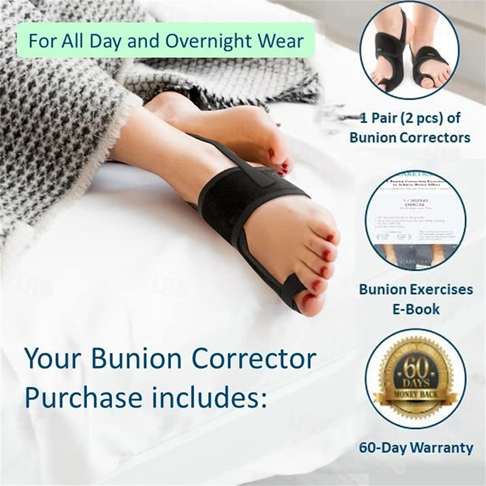 Bunion Corrector for Women Big Toe Straightener Orthopedic Bunion Splint Non Surgical Hallux Valgus Correction Hammer Toe Straightener Comfortable Breathable for Day Night 2026 - $24.99 –P11