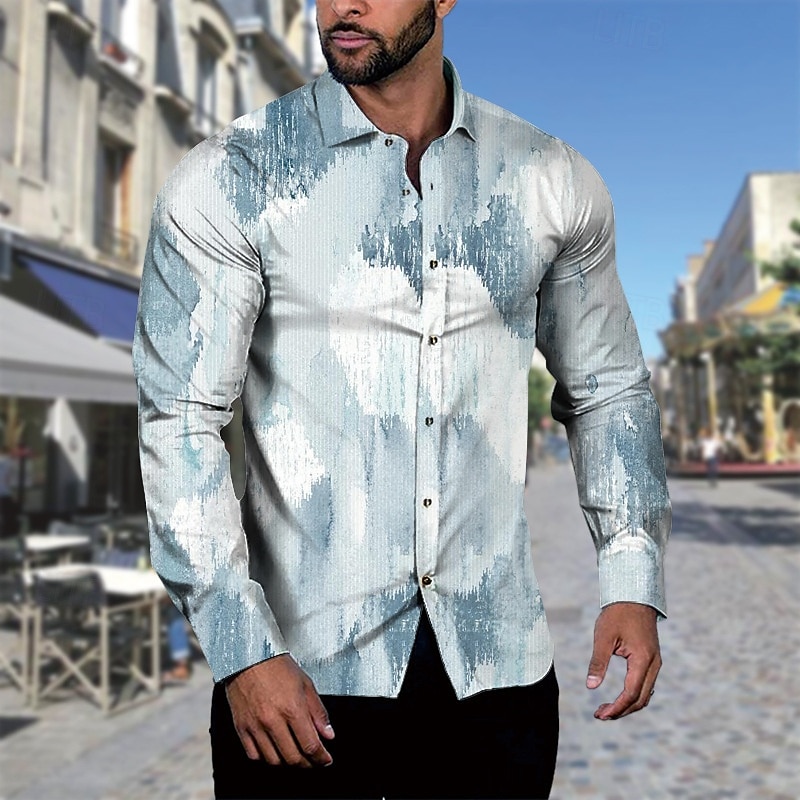 Homme Chemise Chemise d'été Chemise Décontractée Chemise de Plage Chemise Boutonnée gris bleu Noir Vert Claire Vert foncé Vert manche longue Graphique Revers Vacances Hawaïen Boutonné Vêtement Tenue de 2025 ? $21.99 –P9