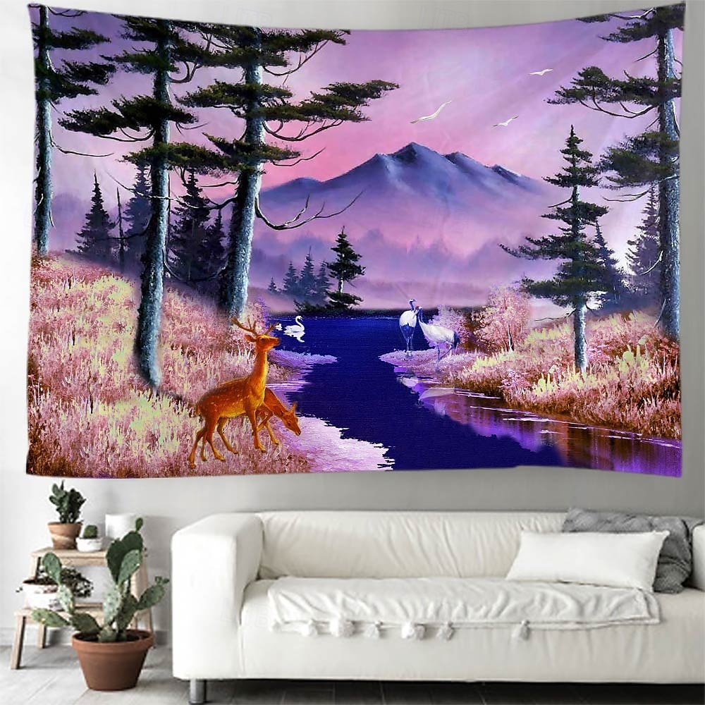 Plant and animal landscapes Tapestry Mural Decor Photograph Backdrop Blanket Curtain Home Bedroom Living Room Decoration 2025 - $13.99 –P5