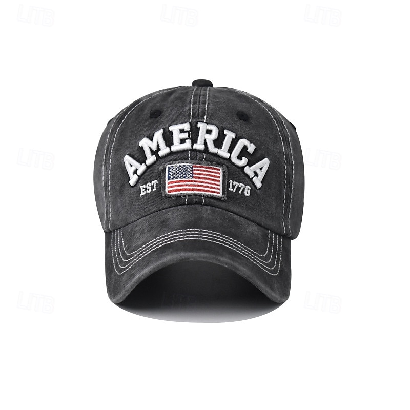 250ή Επέτειος ΗΠΑ Καπέλα Σημαία ΗΠΑ Καθημερινό Ενηλίκων Ανδρικά Γυναικεία ημιπεντηκονταετής Μασκάρεμα Ημέρα ανεξαρτησίας Causal Φεστιβάλ Ντύνομαι 2026 - $20.99 –P8