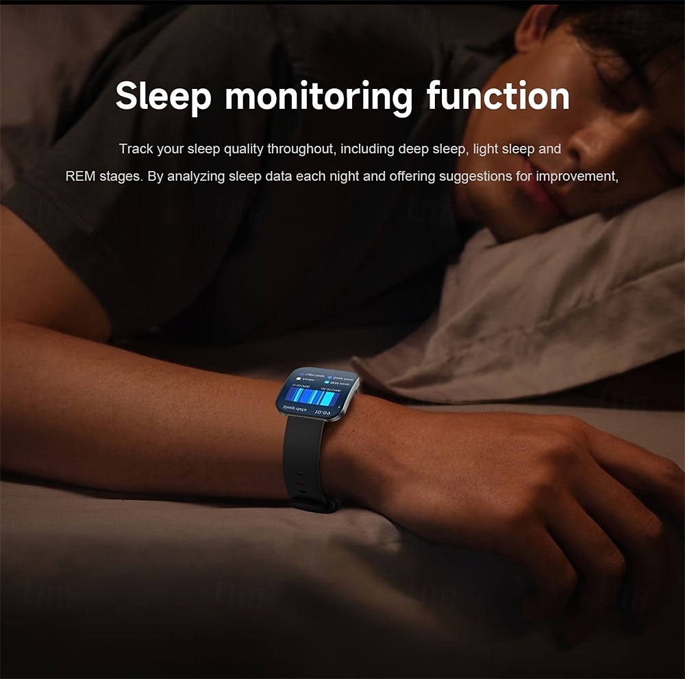 696 U17 Smart Watch 1.85" Fitness Watch Bluetooth Pedometer Call Sleep Reminder IPX0 Waterproof Compatible with iOS Android 40mm Case 2025 - $56.99 –P10