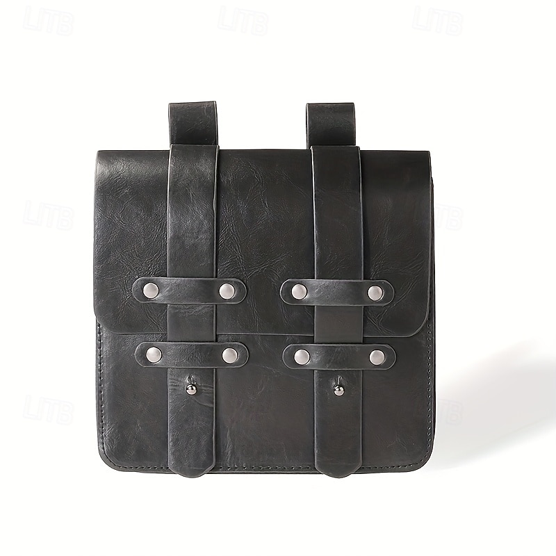 Retro Antiguo Punk y gótico Medieval Traje de cosplay Bolsa de cinturón Bolsa de dados Vikingo Ranger Disfraz Hombre Mujer Celta Vikingo Víspera de Todos los Santos Mascarada Rendimiento Feria del 2026 - $21.99 –P6