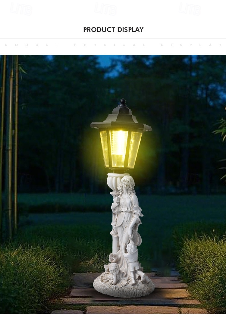 1 Pc LED Outdoor Landscape Lights Angel Hug Book Mother and Child Resin Pendant Lamp Courtyard Garden Lawn Path Park Landscape Lamp Decorative Lamp 2026 - $30.99 –P6